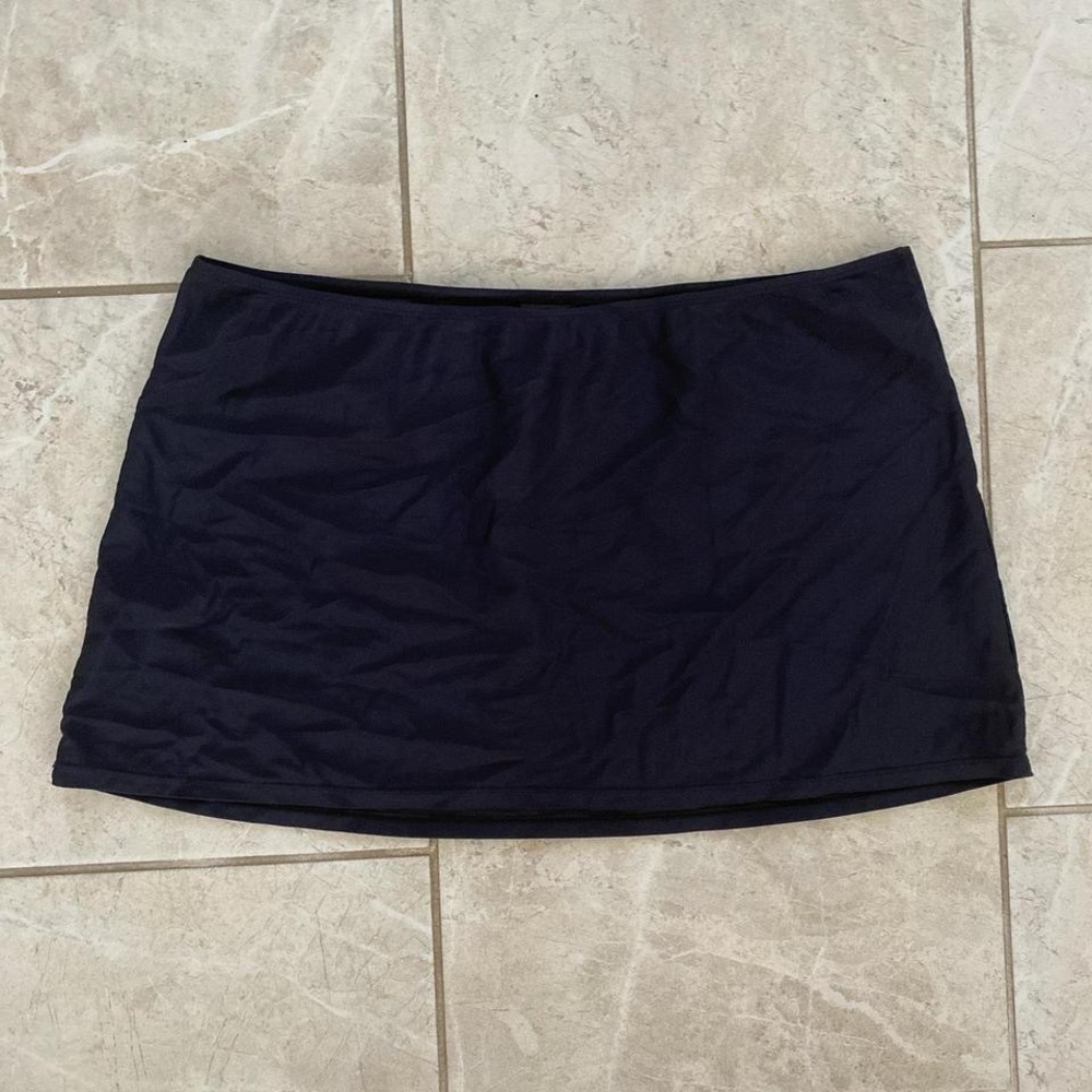 Catalina Black Mini Swim Skirt